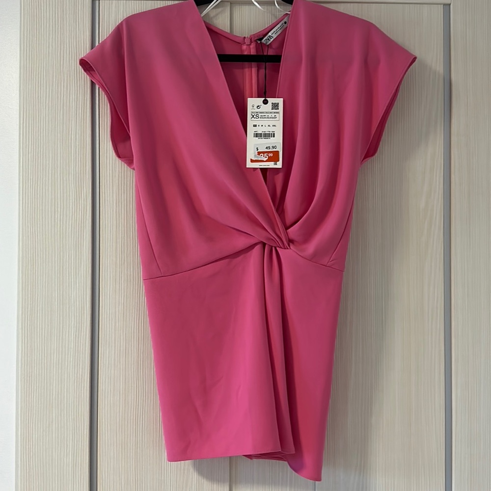 Brand New Pink Blouse XS